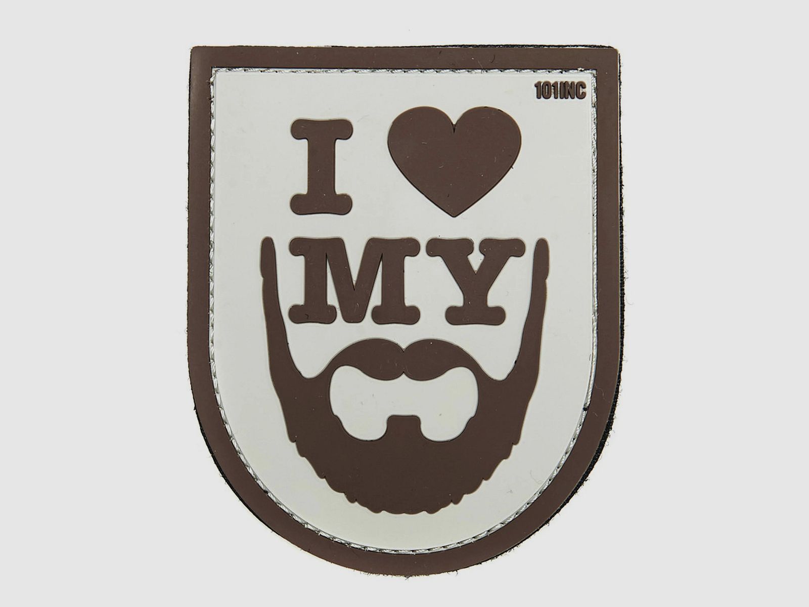 101 INC 101 Inc. 3D Patch I love my Beard braun
