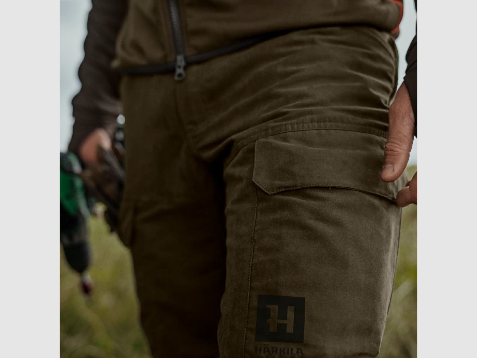 Härkila Jagdhose Scandinavian 32" (Willow Green/Deep Brown)