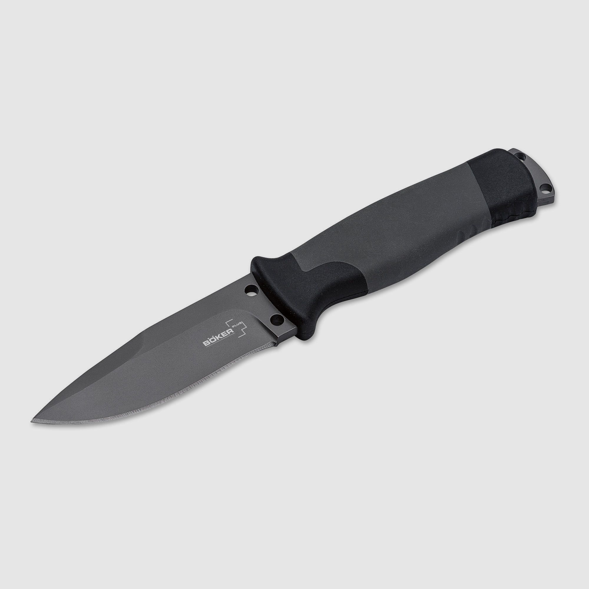 BKER Plus Outdoorsman kompaktes Outdoormesser mit Nylonscheide