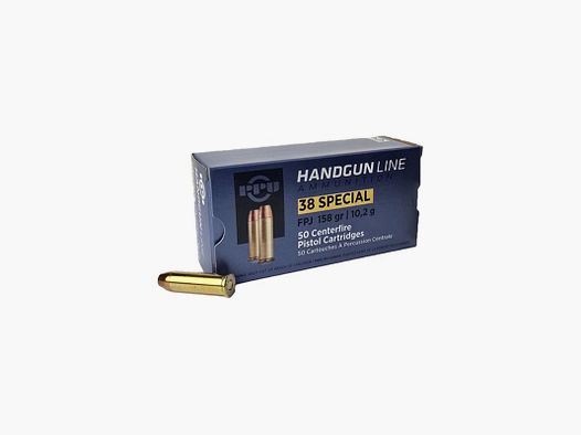 AMUNICJA PPU .38Special FPJ 158gr - 50SZTUK