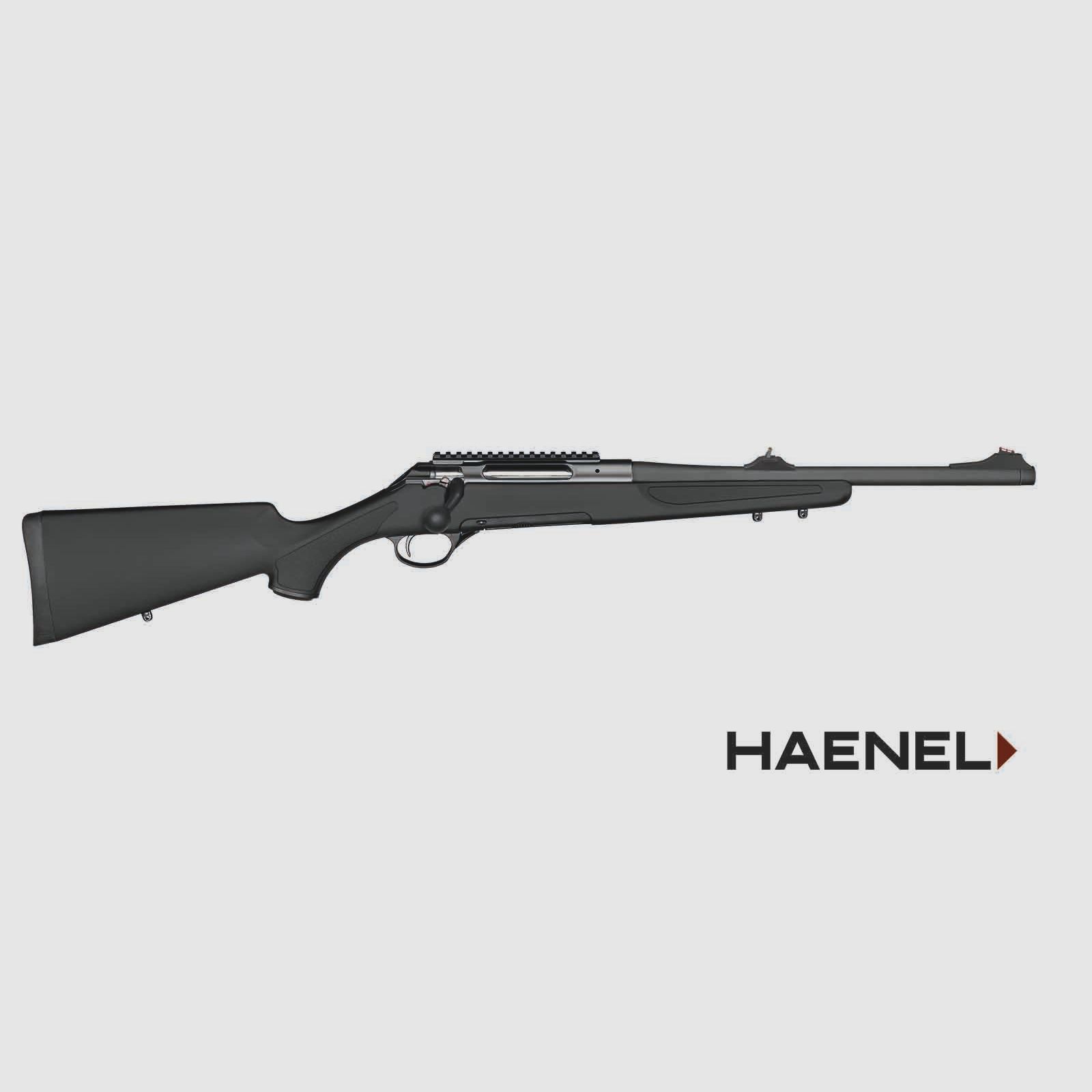 Haenel Jaeger 10 Compact Soft Touch Black, Kaliber .308Win || Repetierbüchse