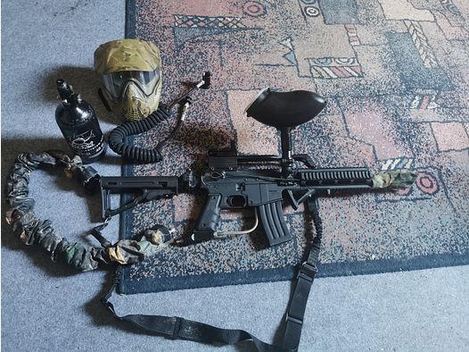 Complete paintball equipment