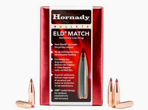 Hornady Geschosse 7mm/.284 162gr ELD Match 100 Stück | Matchgeschoss 28403