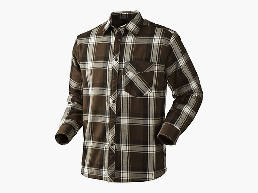 Chemise – SEELAND – MOSCUS SHIRT Demitasse Brown Check