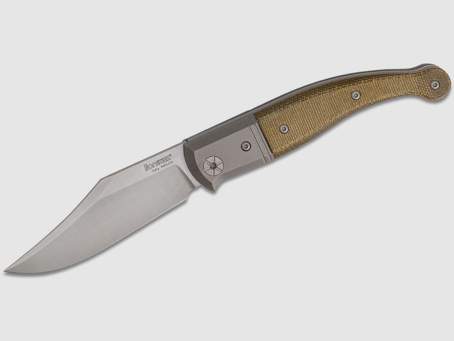 Gitano GT01 CVG, Niolox Clip Point-Klinge, grüner Canvas-Micarta-Griff | 97323