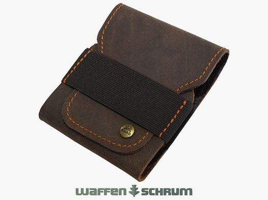 AKAH Patronenetui Büffelleder 5 Kugelpatronen