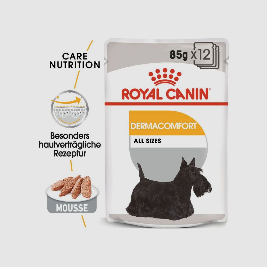ROYAL CANIN Nassfutter Dermacomfort für empfindliche Haut 12x85 g