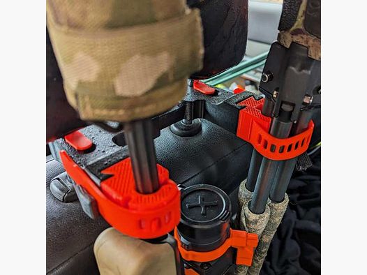 Gewehrhalter "Krabbe Basic" für Kopfstützen im Auto - Original Jagawams