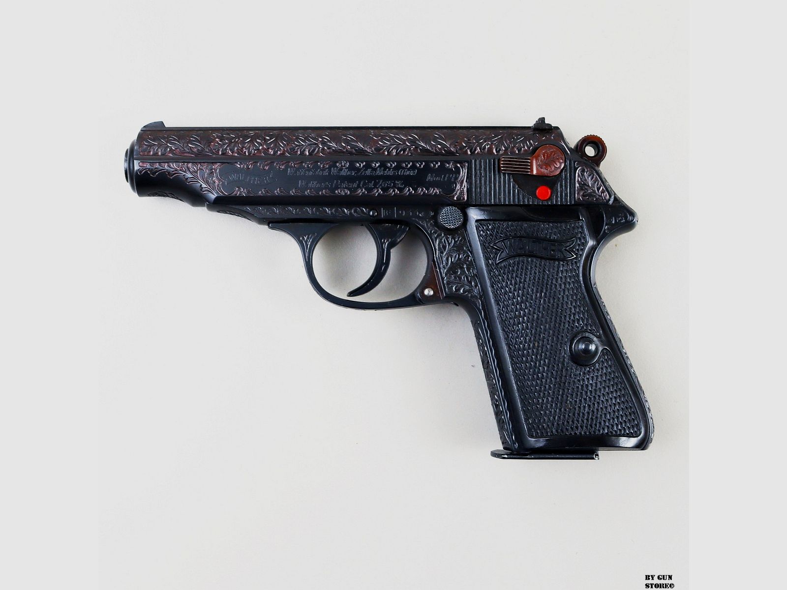 Pistolet Walther Zella mod. PP "Engraved Luxus" cal. 7,65 n° de série 967068, image 1 sur 13