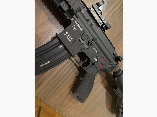 HK 416 D (Airsoft) in einem sehr guten Zustand (kaum benutzt)