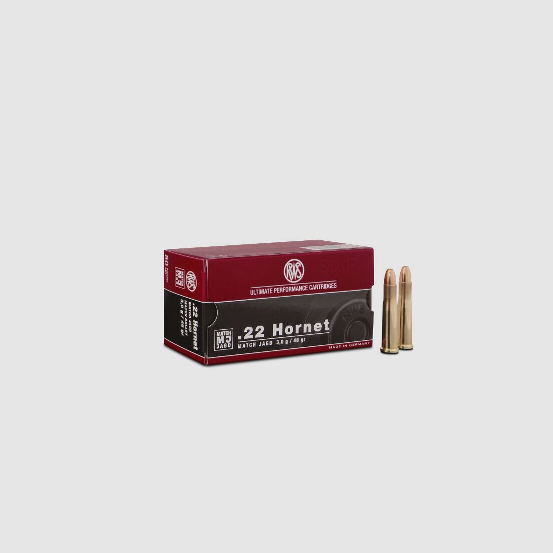 RWS .22 Hornet Match Jagd 3,0g/46gr.