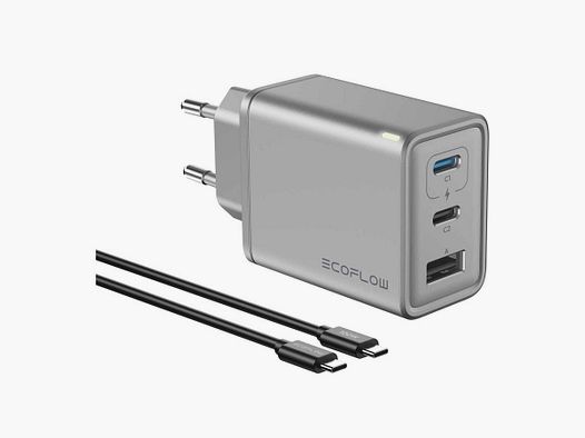 EcoFlow Gan Rapid 65W Lader met 100W Kabel