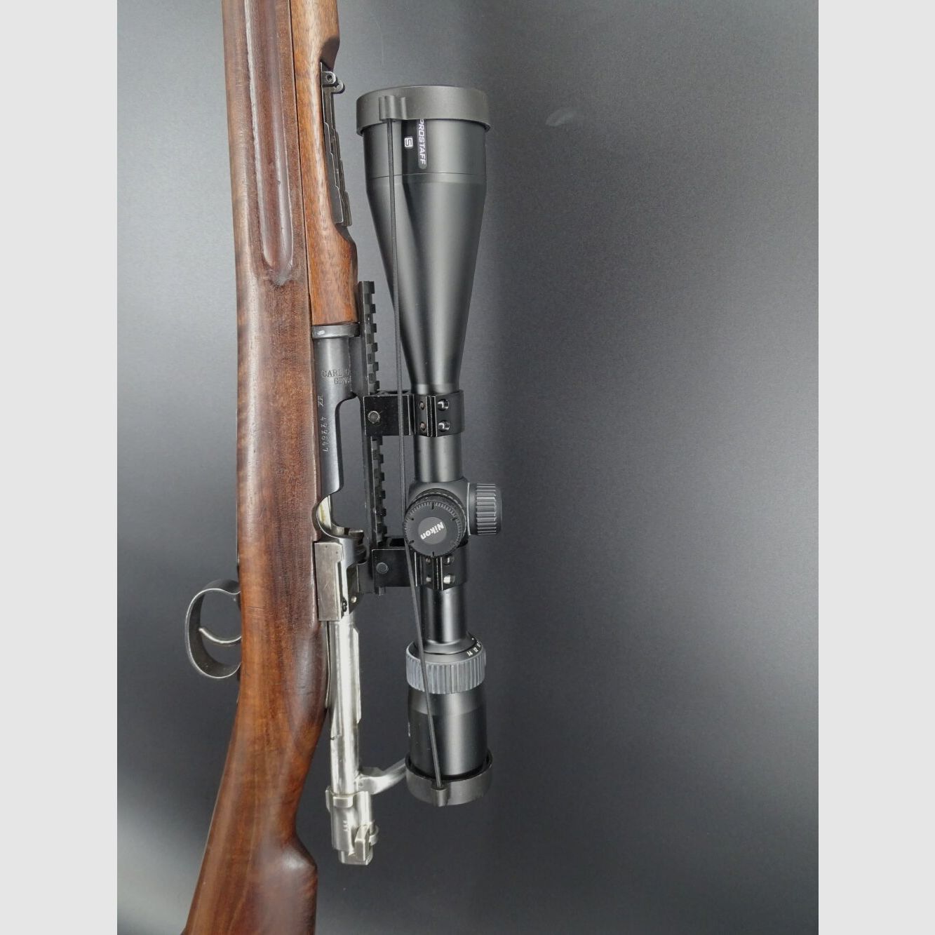 M96 Schwedenmauser Kaliber 6,5x55 ZF Nikon PR51 3,5-14x50 M96 mit ZF Leuchtpunkt