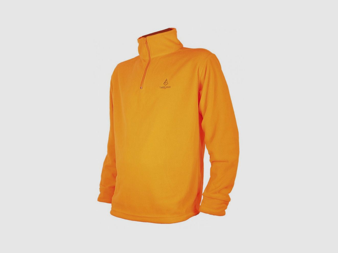 Fleece-Kinderpullover orange Treeland