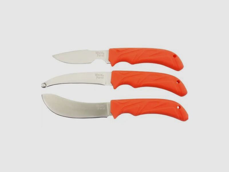 Wald & Forst Butchering Set Plastic Handle 3-Piece – Efficient Basic Equipment for Game Processing