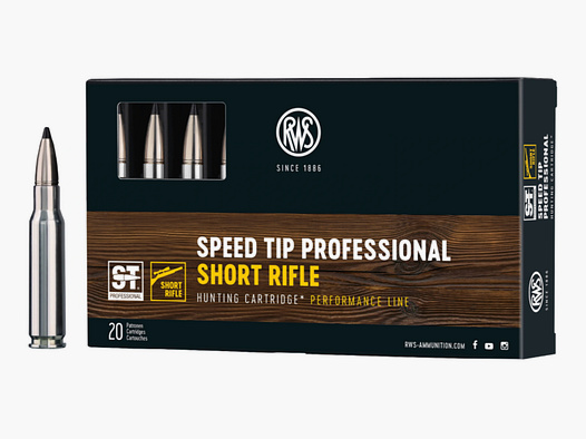 RWS 2406616 .308 Win. Speed Tip Professional Short Rifle 10,7g 165grs