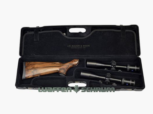Sauer ABS Compact Case II Für eine Waffe - zwei Zielfernrohre