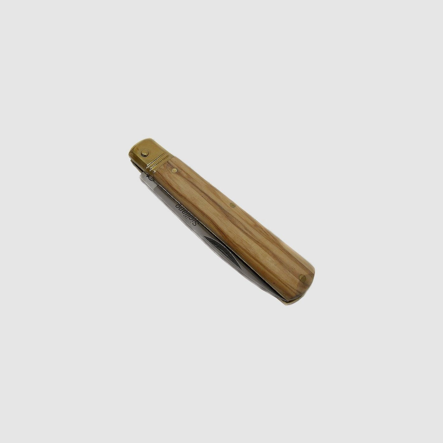 Couteau Sicilien 15 cm manche en bois d'olivier, image 3 sur 3
