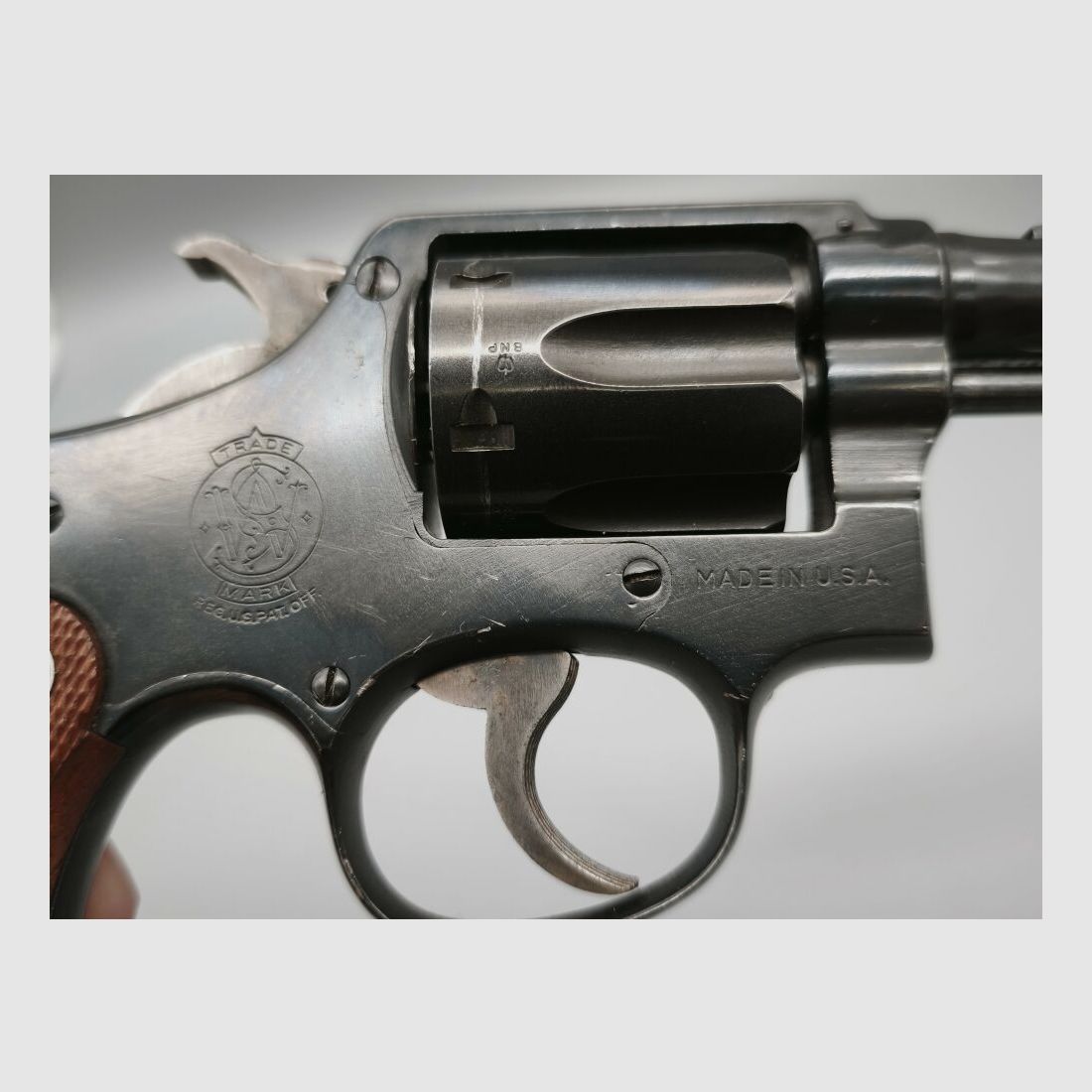 Smith & Wesson S&W Victory Revolver .38Special umgebaut bei Parker Hale .38Special