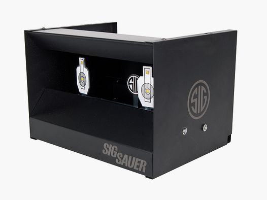 SIG SAUER kogelvanger met 2 klapdoelen - luchtdruk
