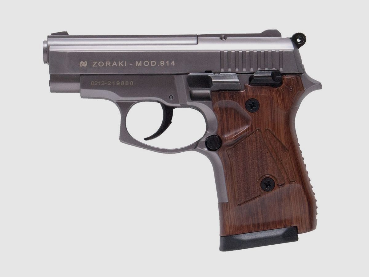 Zoraki 914-P 9mm P.A.K.Titan - mit Holzoptik-Griffschalen