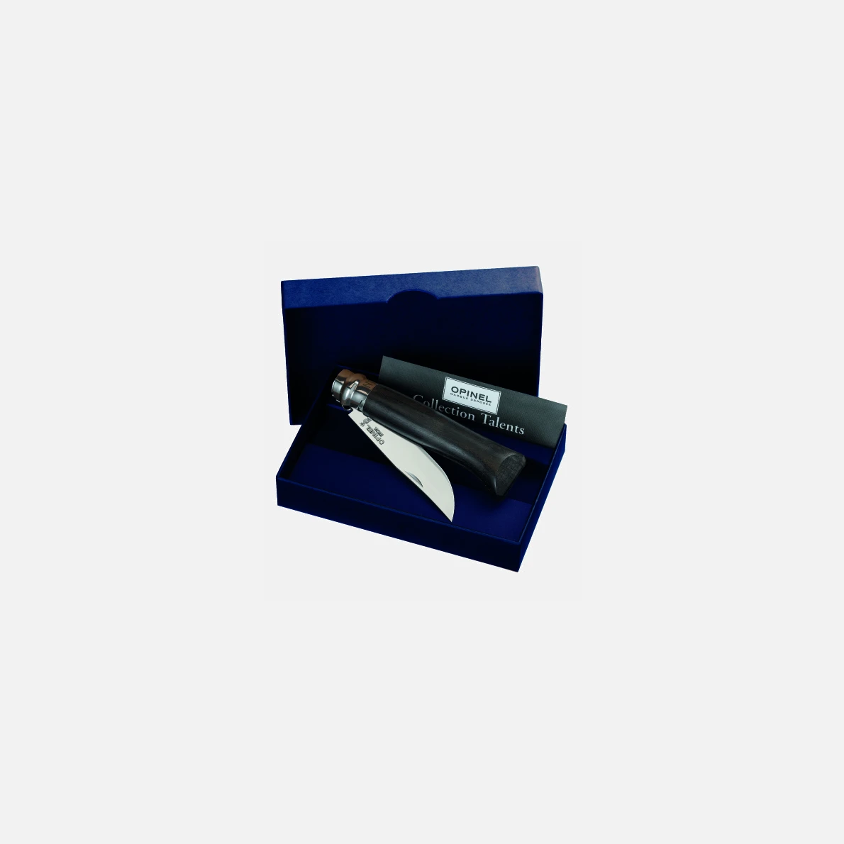 Opinel N08 BRUT DE FORGE EBENE, image 2 sur 3