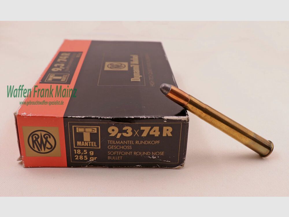 RWS (WZd.Fa.Rottweil) rifle cartridges bundle 9.3x74R