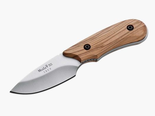 MUELA IBEX OLIVE Jagdmesser Olivenholz hochwertige Lederscheide
