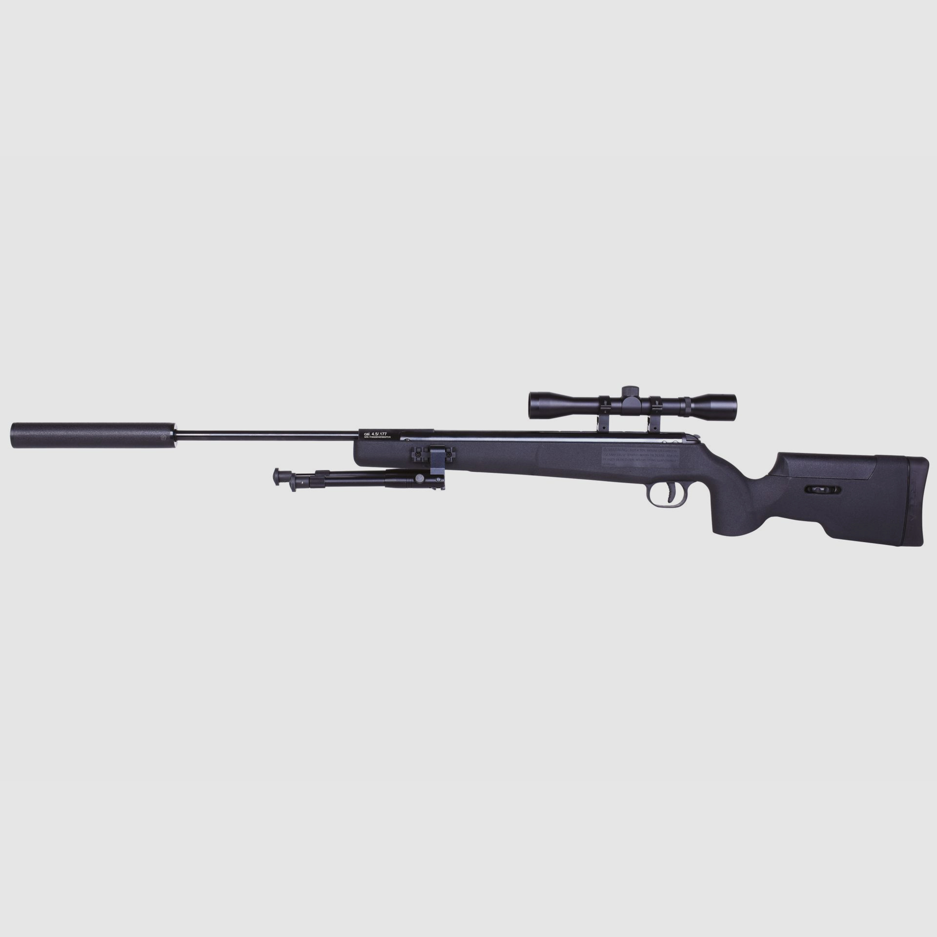 airmaX Luftgewehr SR1250S Sniper 4,5mm (.177) Diabolo Knicklauf Druckluft
