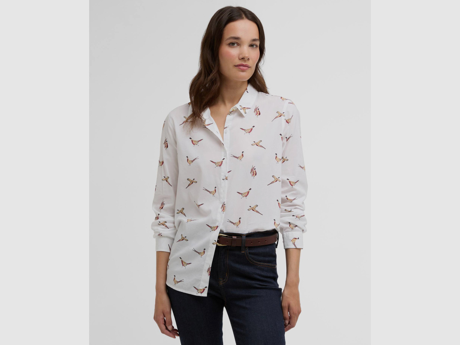 BARBOUR Bluse Safari Pheasant Print