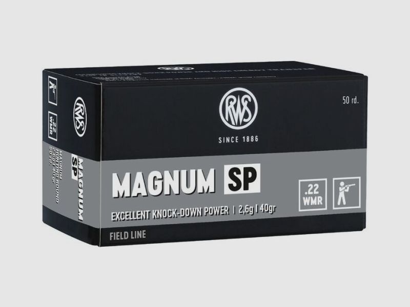 RWS .22 MAGNUM SP - 50 Patronen