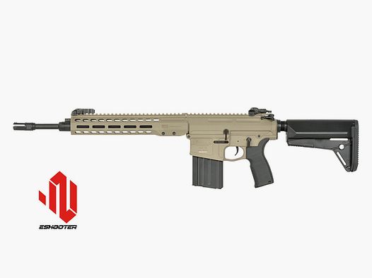 Barrett Rec10 S-AEG mit Eshooter ETU - TAN