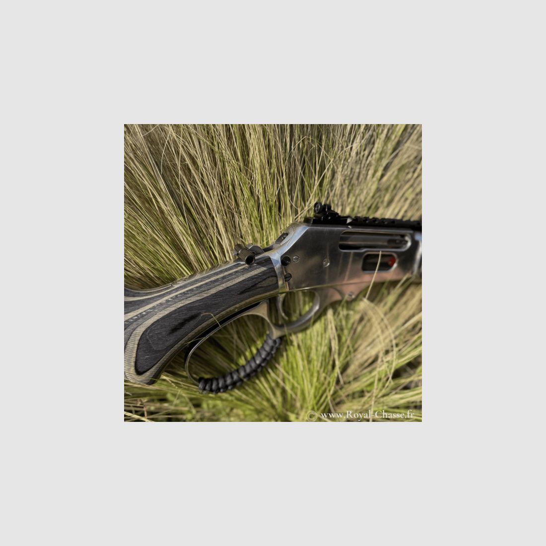 Karabina z dźwignią R95 LAMINATED szara kal.44MAG ROSSI, zdjęcie 6 z 9