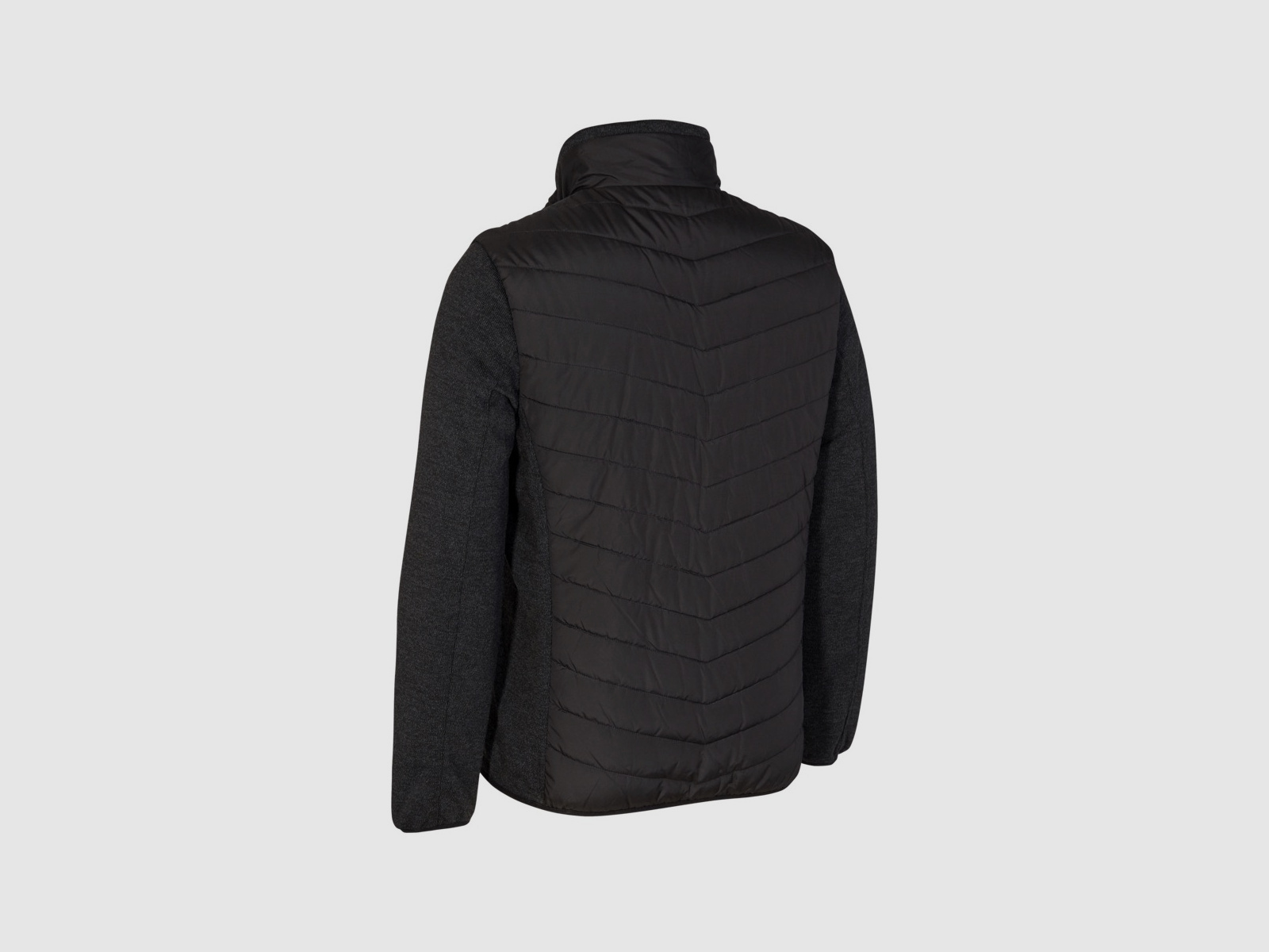 DEERHUNTER Moor Wattierte Jacke mit Strick Black