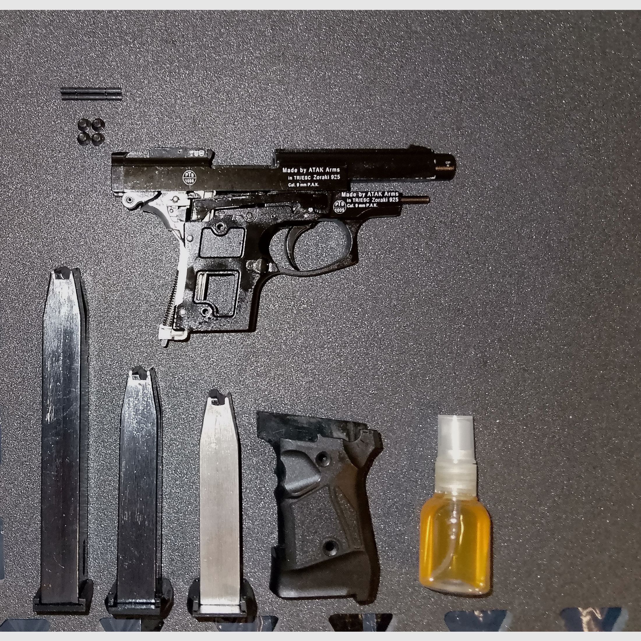 VK Zoraki 925 + Zoraki 914 Umrüst Kit Schwarz PTB 1005