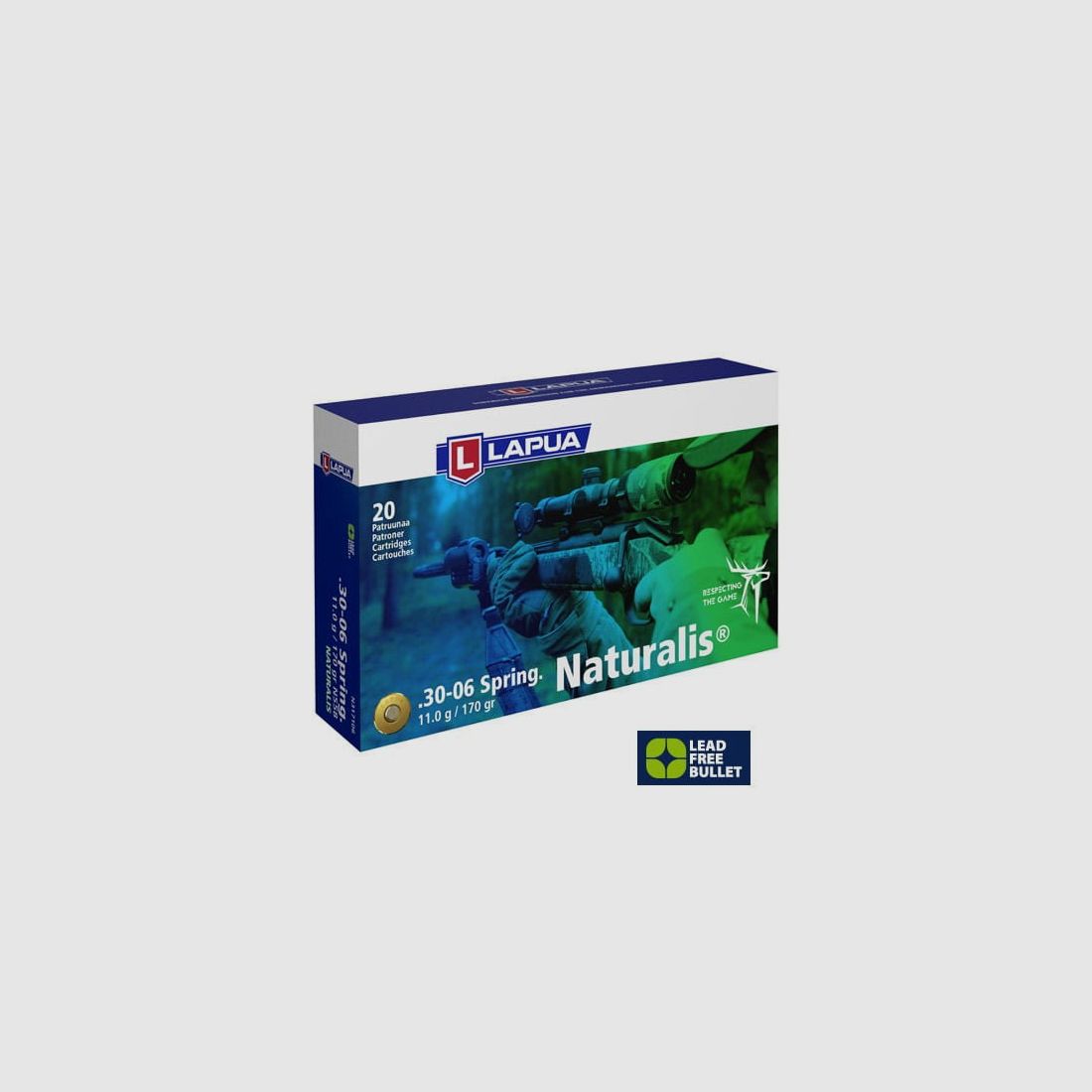 Lapua .30-06 Naturalis L.R 170 gr. - 20 pcs.