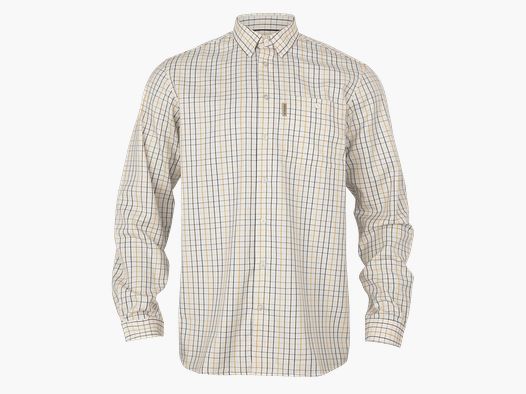 Härkila Haywood L/S Wełniana Koszula Męska Arrowwood Żółta Kratka XXL