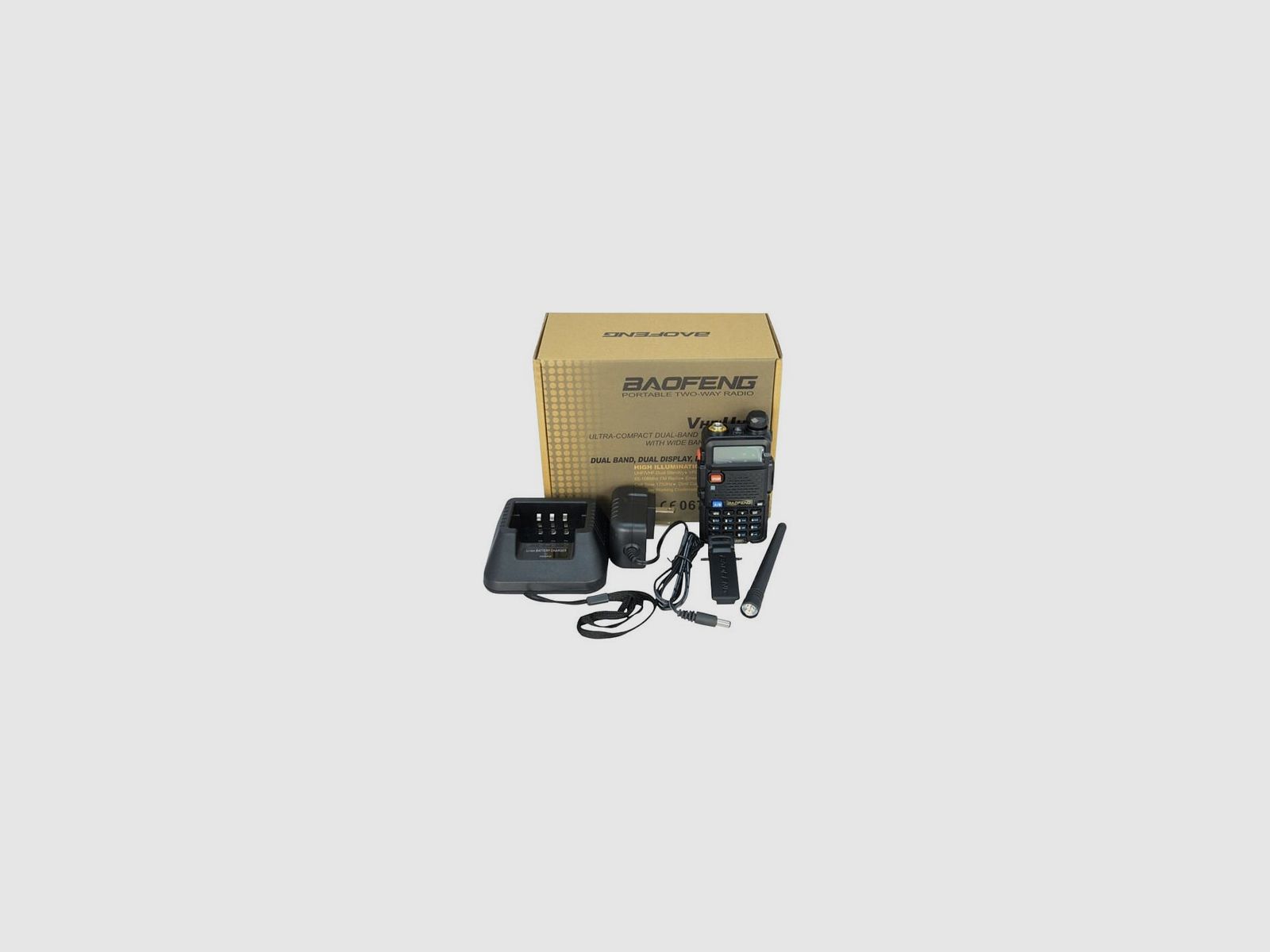 Baofeng UV-5R 5W Funkgerät schwarz, Bild 5 von 5
