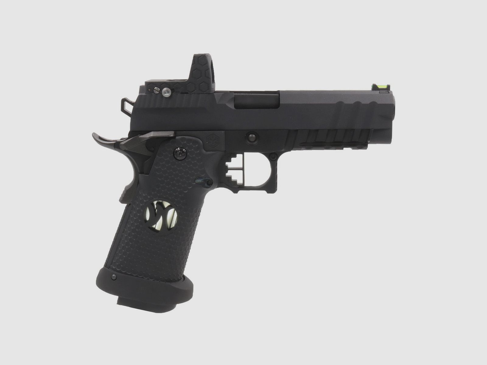 REPLIK GBB HX2602 VOLL SCHWARZ GAS MIT FIKTIVEM ROTPUNKT, Bild 6 von 6