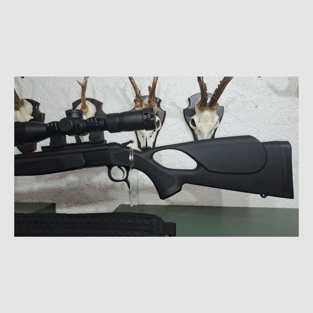BERGARA Bergara TD 13 Lochschaft Schwarz + Zielfernrohr + Schalldämpfer
