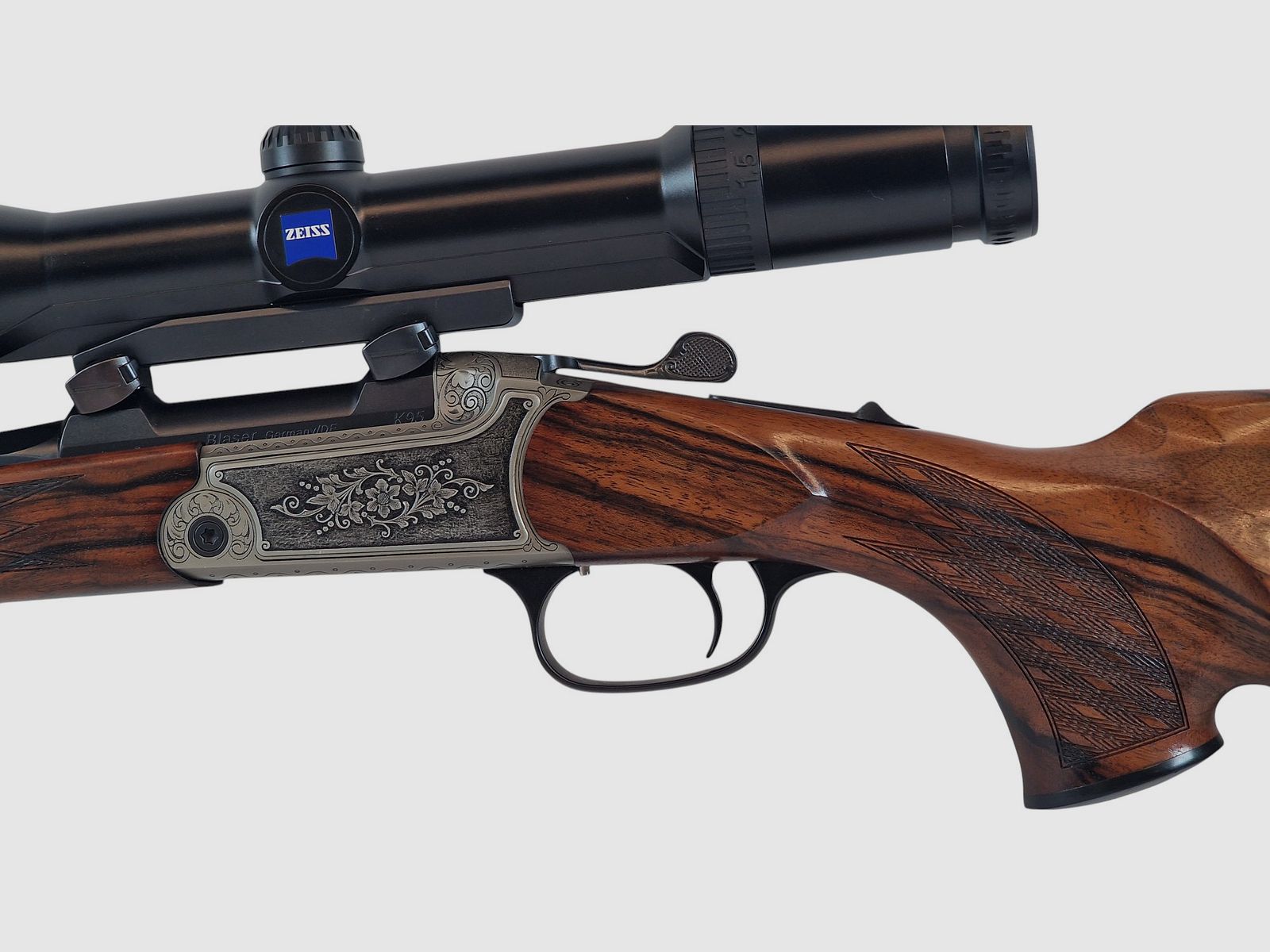 Blaser Mod. K 95 Luxury octagonal barrel in caliber 7x65R with Zeiss 1.5-6x42 LP