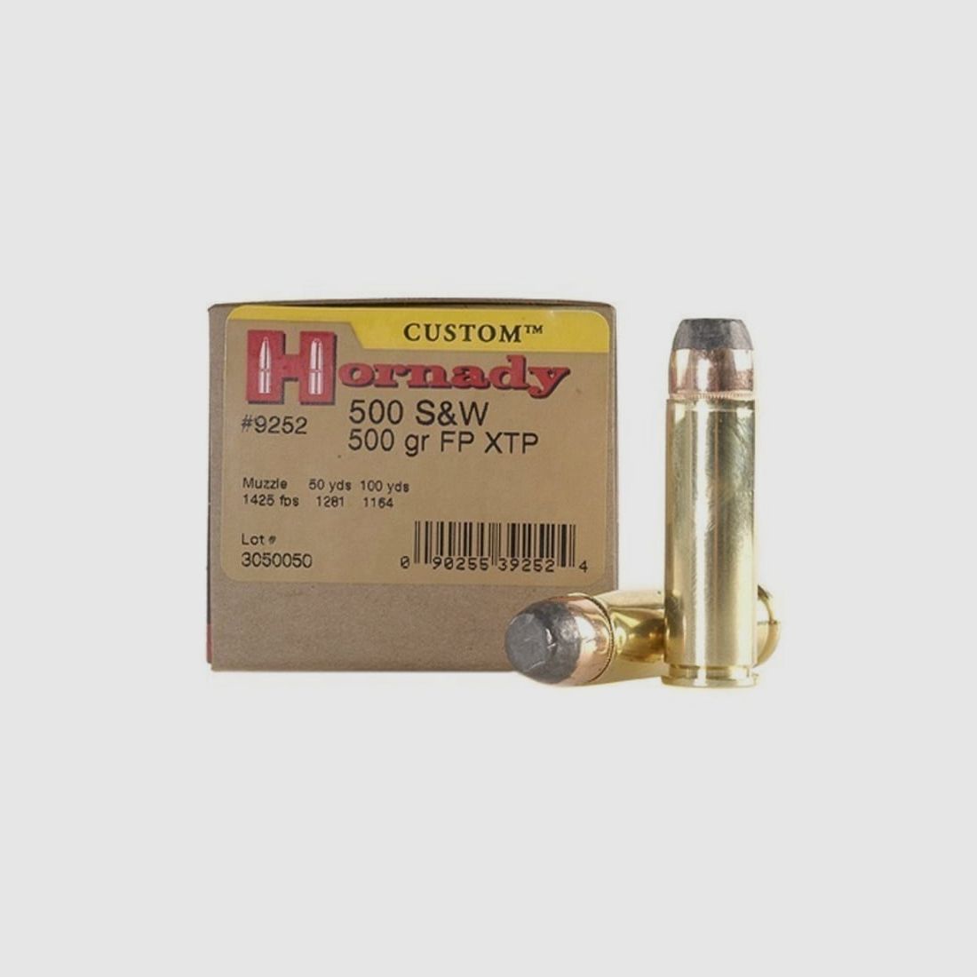 Hornady Custom .500 S&W 500GR XTP 20 cartridges