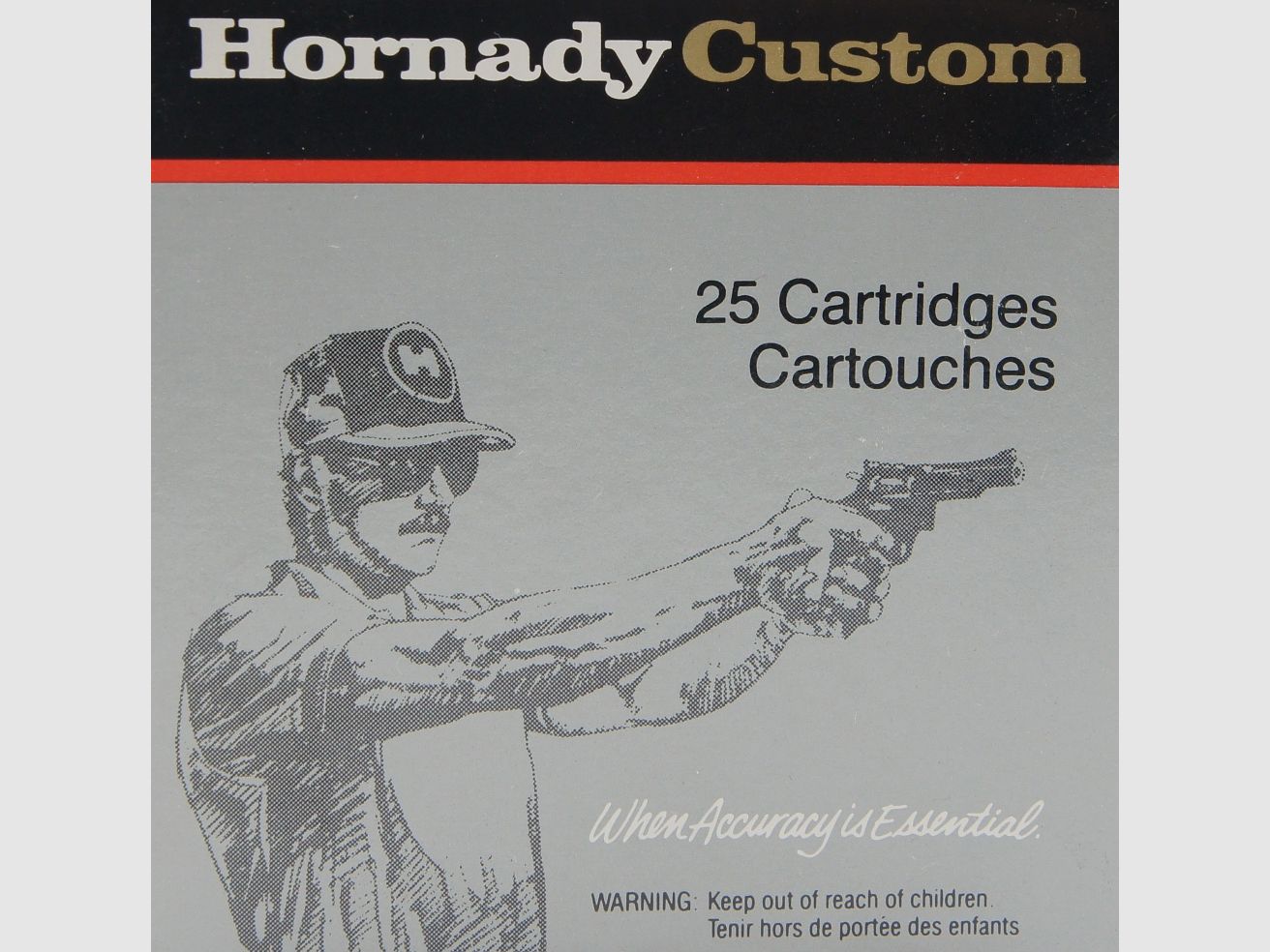Match - Fangschuss Munition Hornady Custom .32 Auto 7,65 mm 60gr. Hohlspitz VE 25 !!!!, Bild 1 von 2
