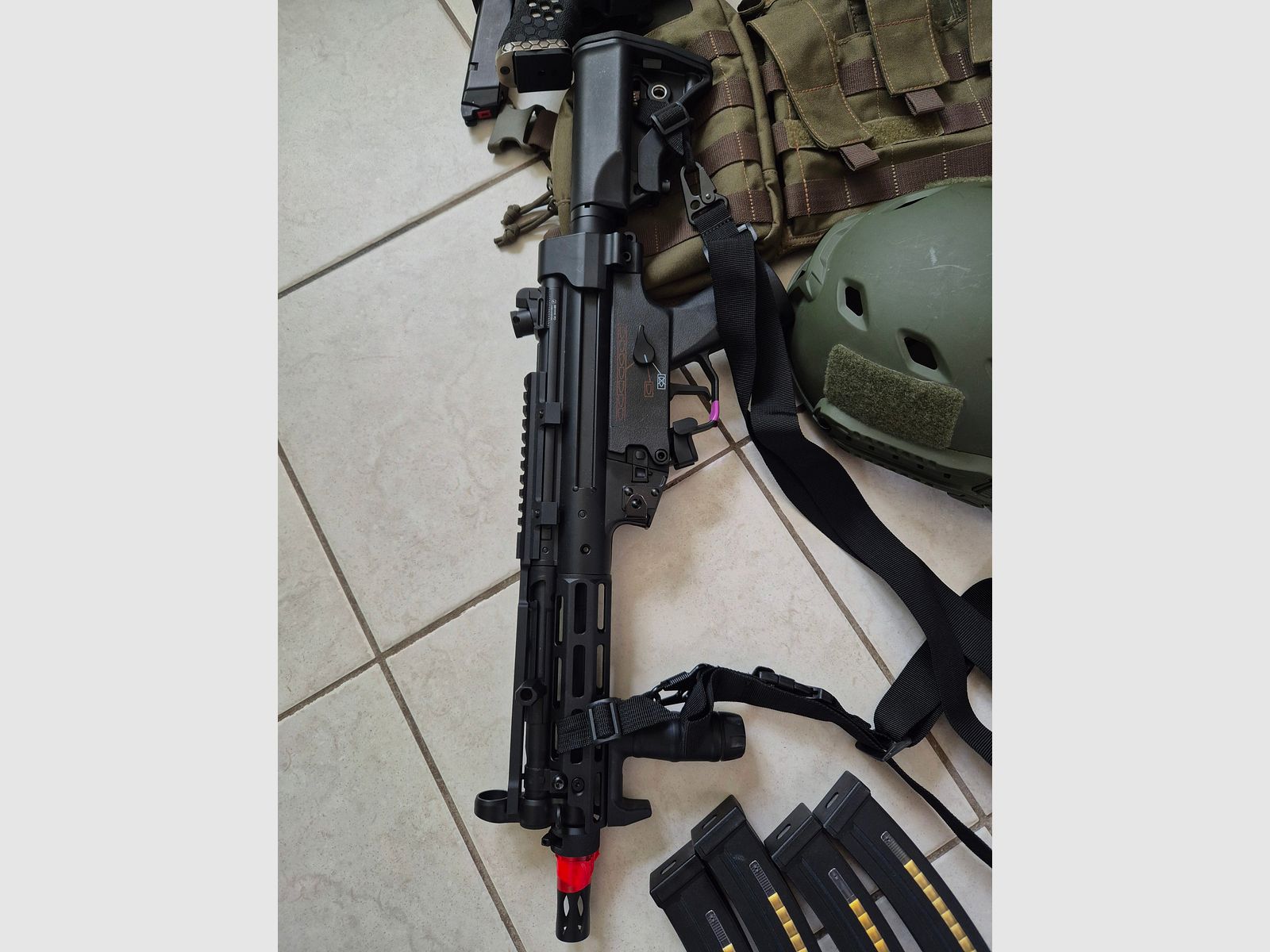 Attrezzatura completa, MP5, Glock
