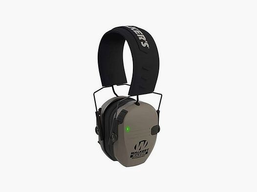 WALKERS GAME EAR MUFFS WALKERS GAME EAR RAZOR RECHARGEABLE MUFF FLAT DARK EARTH