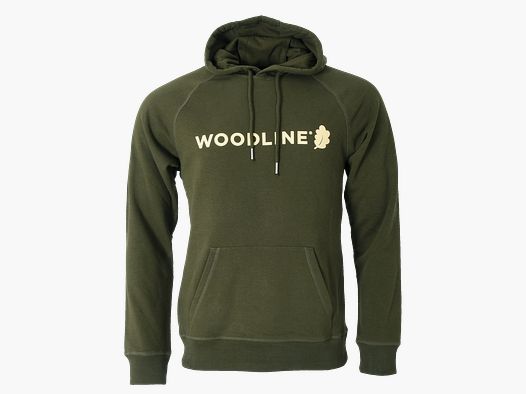 Woodline Bluza z kapturem Zielona - S
