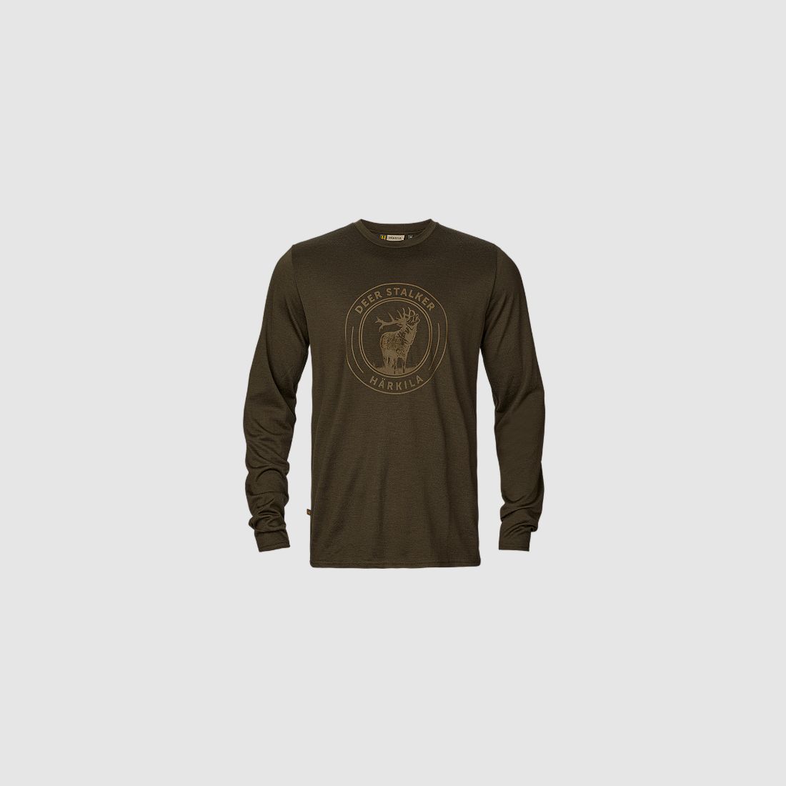 Härkila Game Langarm-T-Shirt Willow Green Stag L
