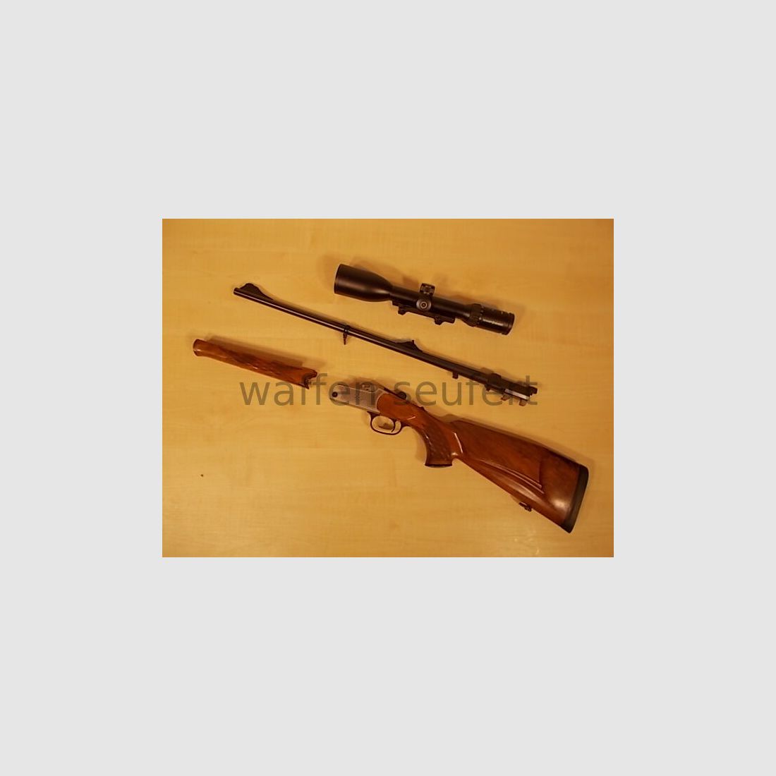 Fucile Blaser K95 a rottura + ottica illuminata S&B Ze 3-12x50. 4 BSWM