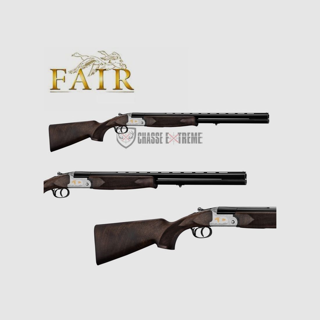Fusil FAIR Bécassier Classic Silver Extracteur Canon Rayé & C.I 61cm Cal 20/76, image 1 sur 7