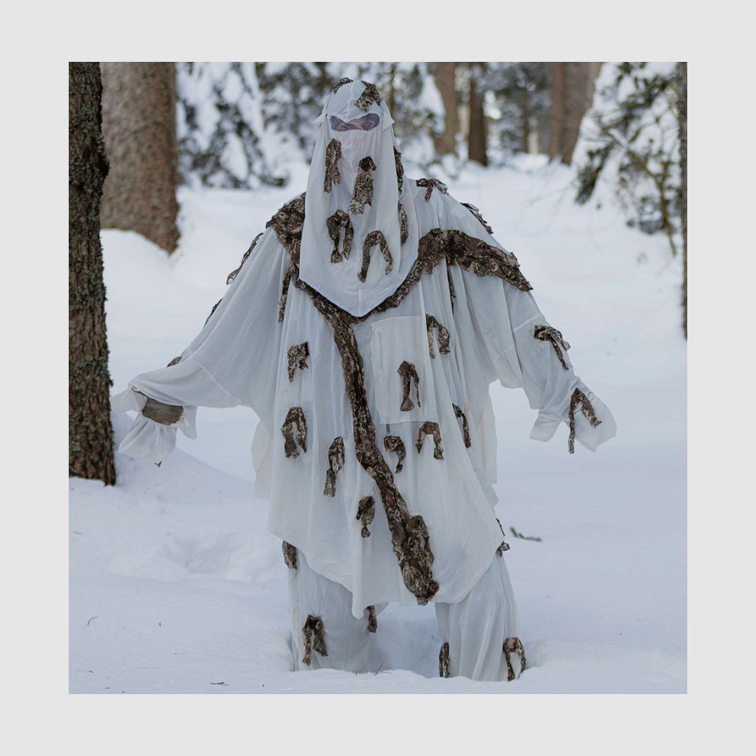 GHOSTHOOD - Snow Camouflage Suit Snow Hoodie